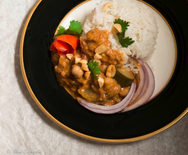 Peanut Stew with Ginger and Tomato – Blue Cayenne