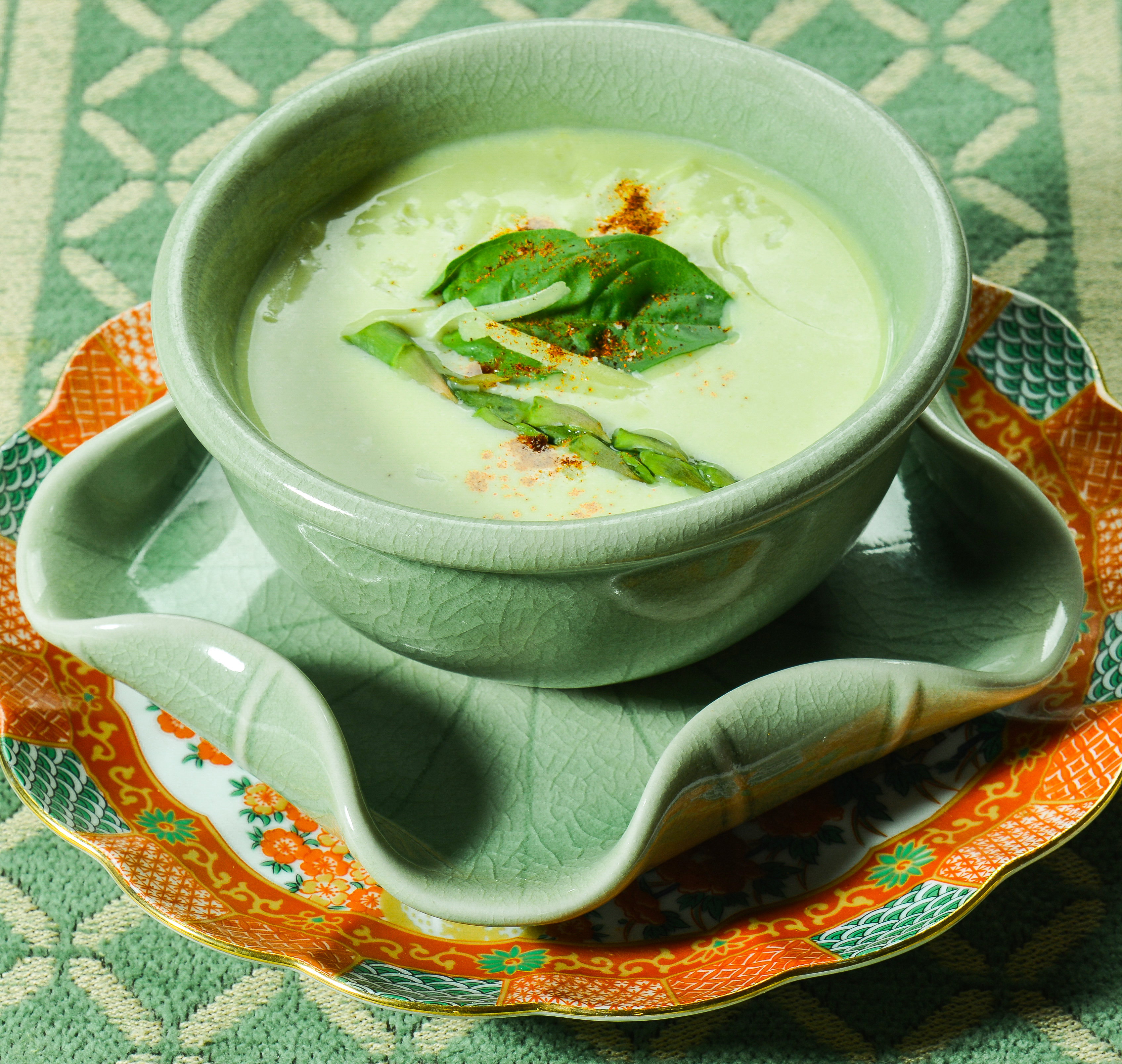 Asparagus Soup with Fennel and Pernod