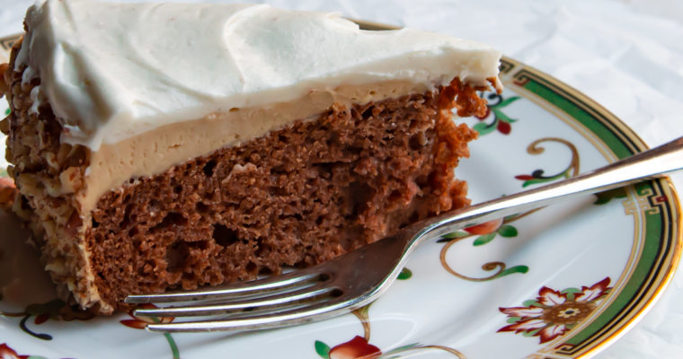 Oh My! Applesauce Cake with Cream Cheese Frosting