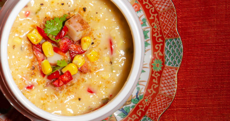Soup Weather: Spicy Fresh Corn and Coconut Soup
