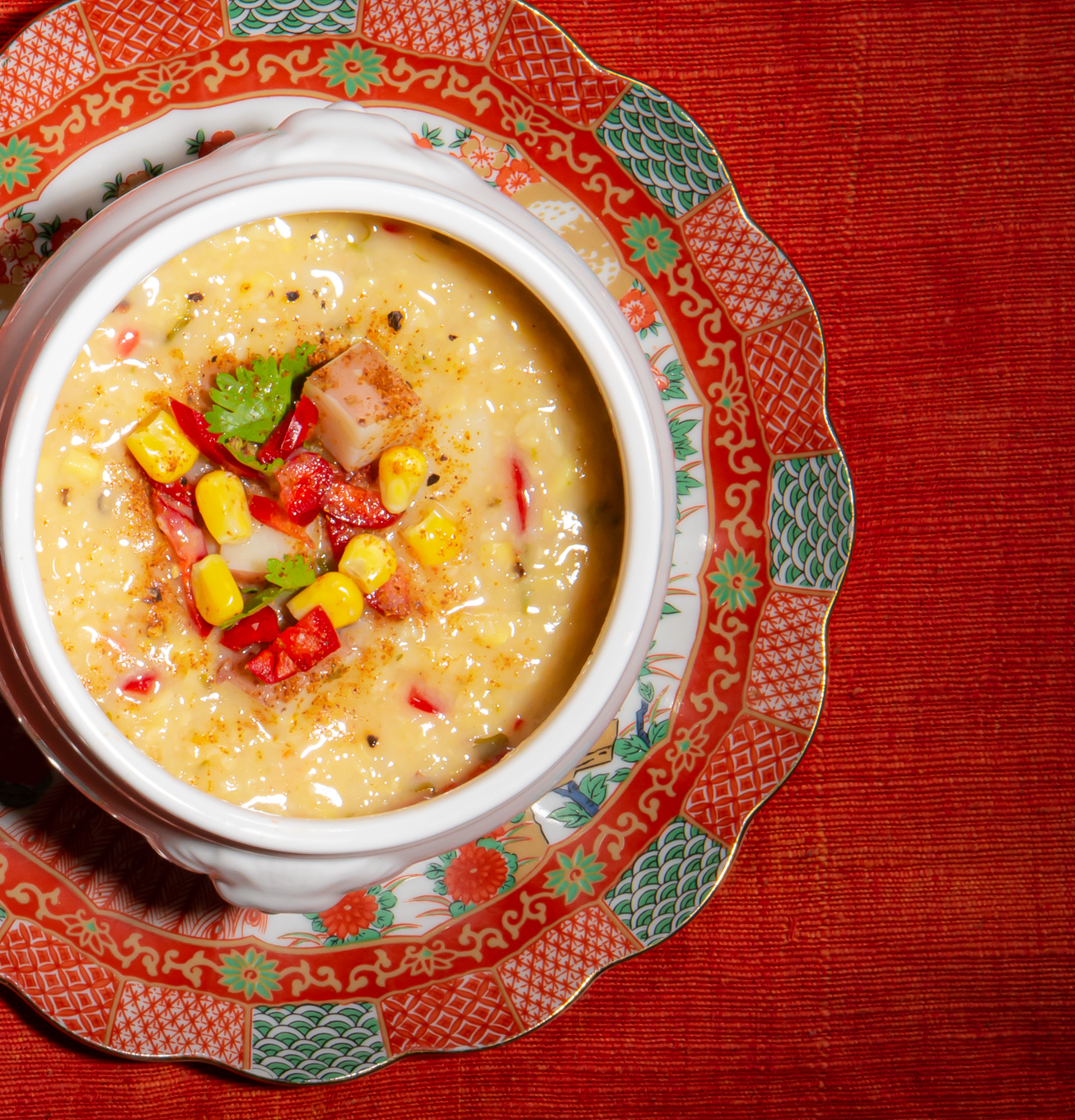 Soup Weather: Spicy Fresh Corn and Coconut Soup