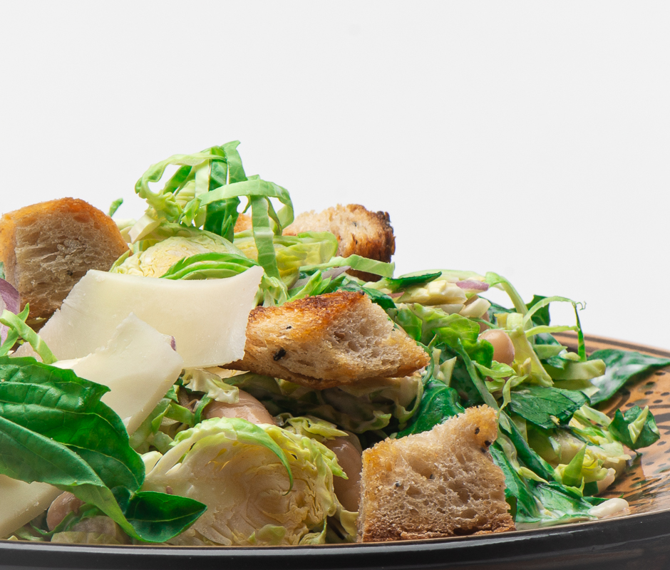 S’Wonderful: Shaved Brussels Sprouts Caesar Salad