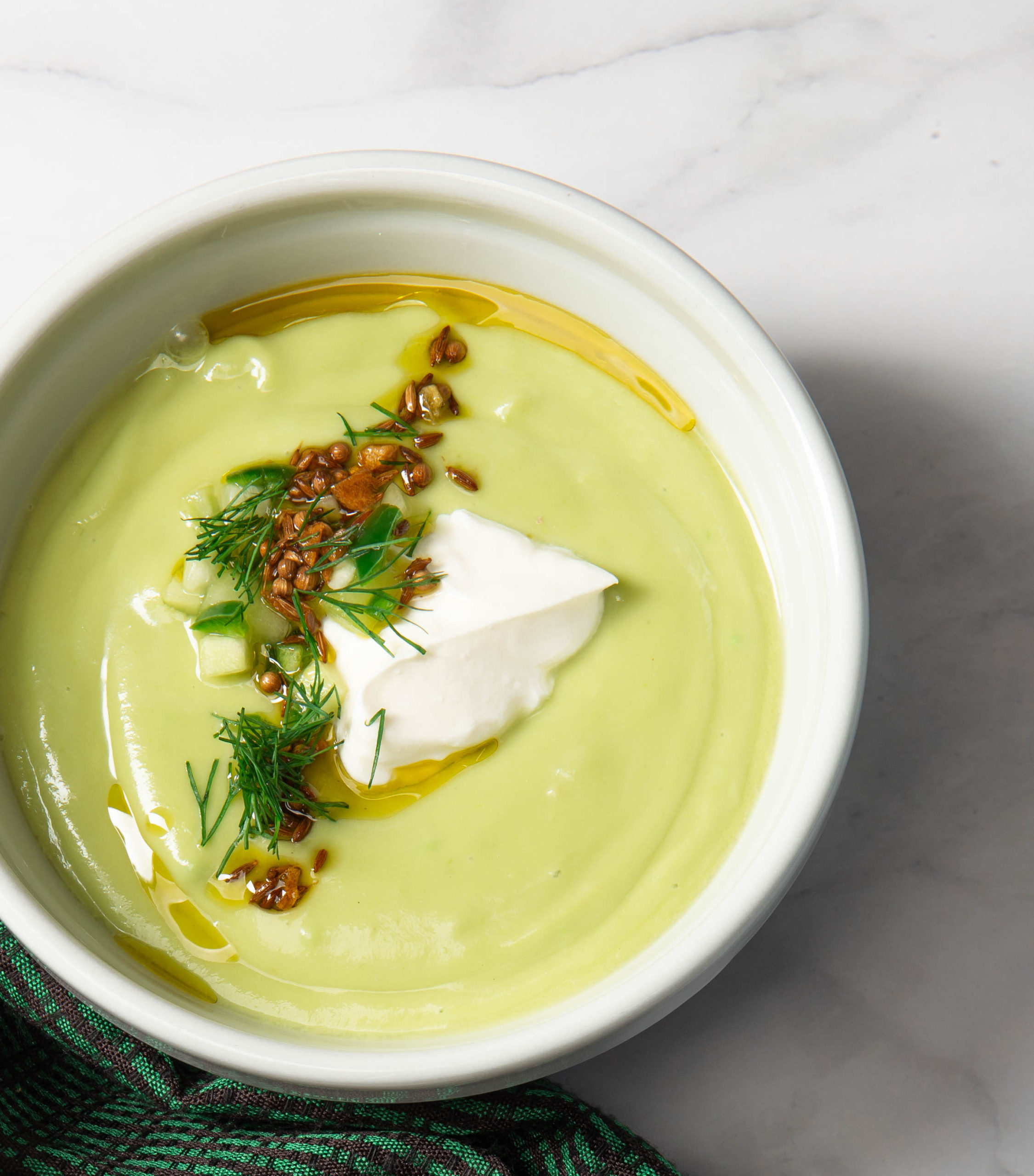 Breaking Up With Instacart and Chilled Avocado Soup With Crispy Garlic Oil