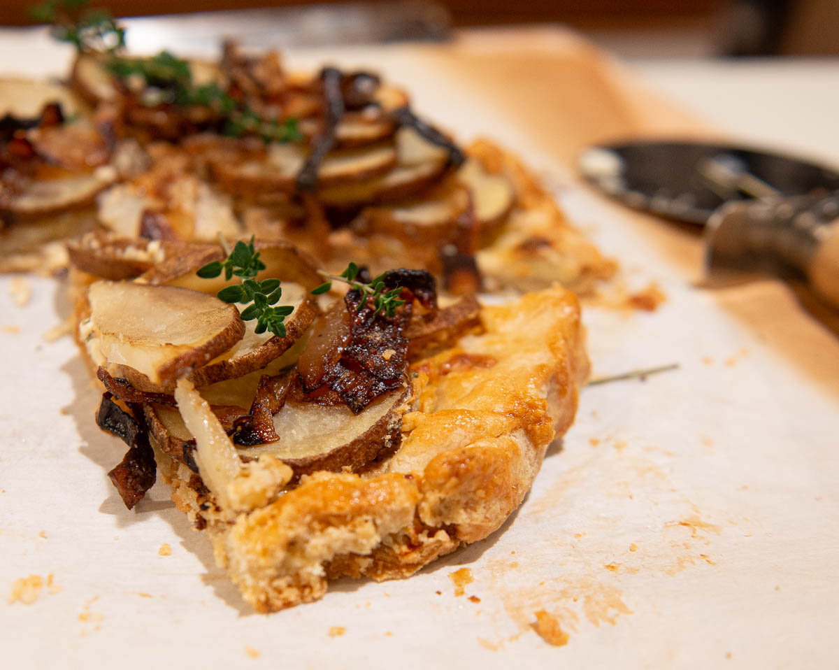 That “Oh, I just threw this together” Vibe: Potato and Onion Galette