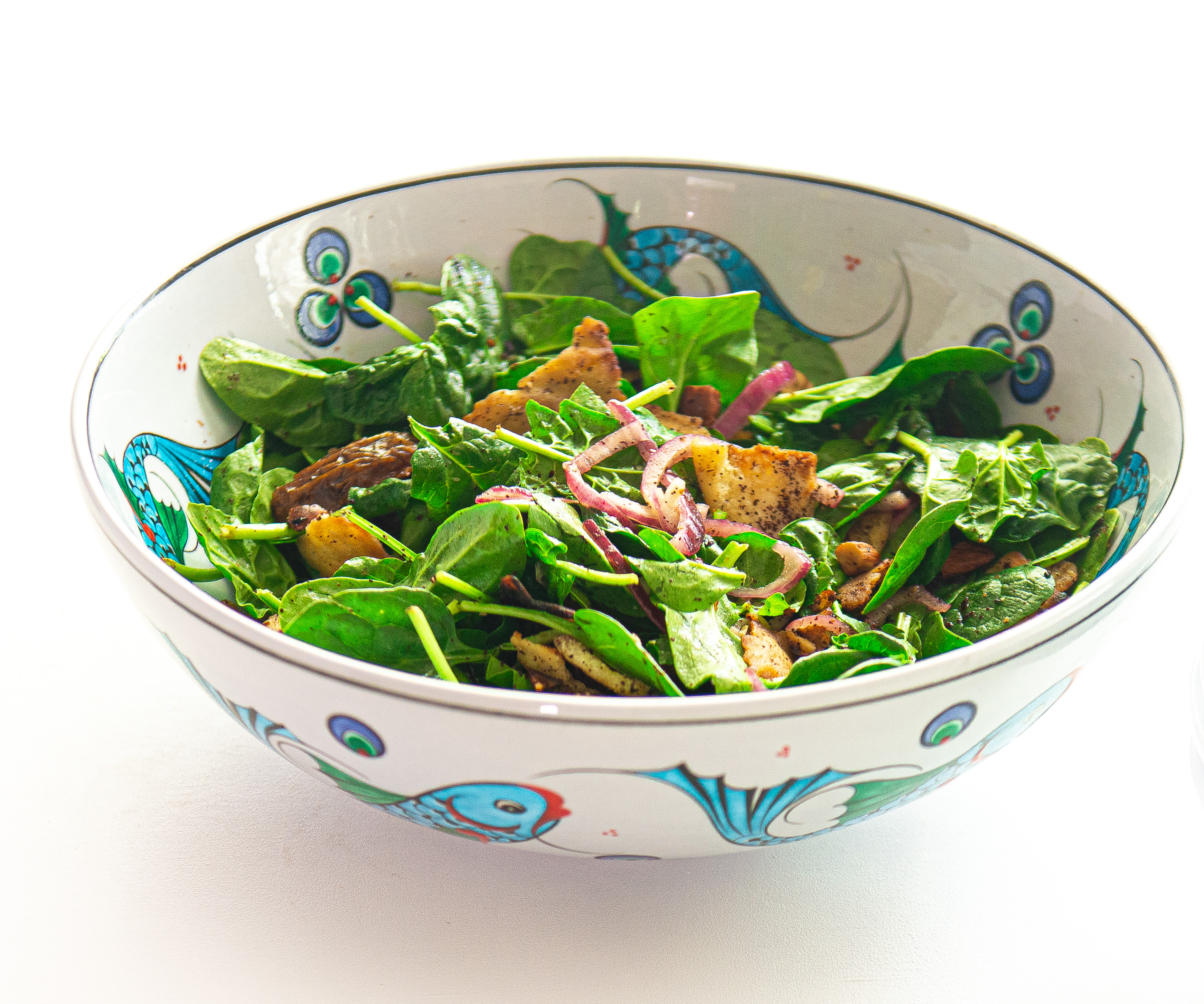 Mediterranean Spinach Salad With Dates and Almonds