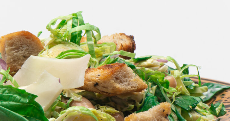 Oldies But Goodies: Shaved Brussels Sprouts Caesar Salad