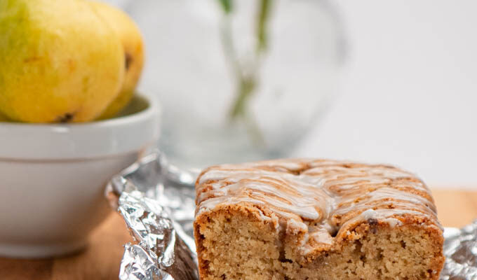 It Gets An “A” Grade: Pear Fritter Cake