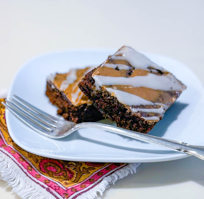 Coffee-Glazed Molasses Bars