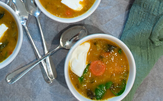 Winter Soup: Red Lentil and Vegetable