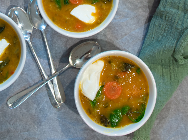 Winter Soup: Red Lentil and Vegetable