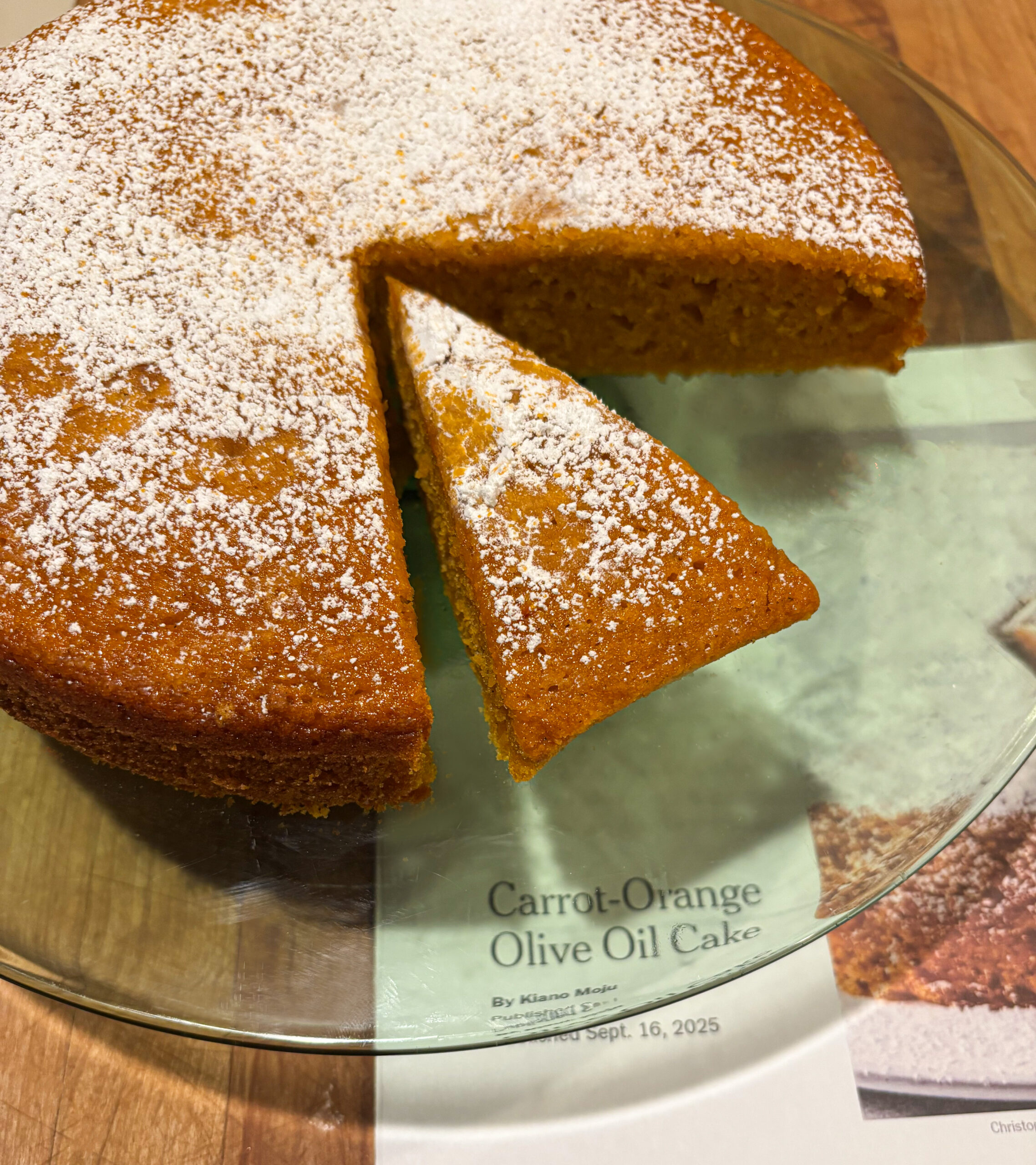 It’s a Beaut! Carrot-Orange Olive Oil Cake