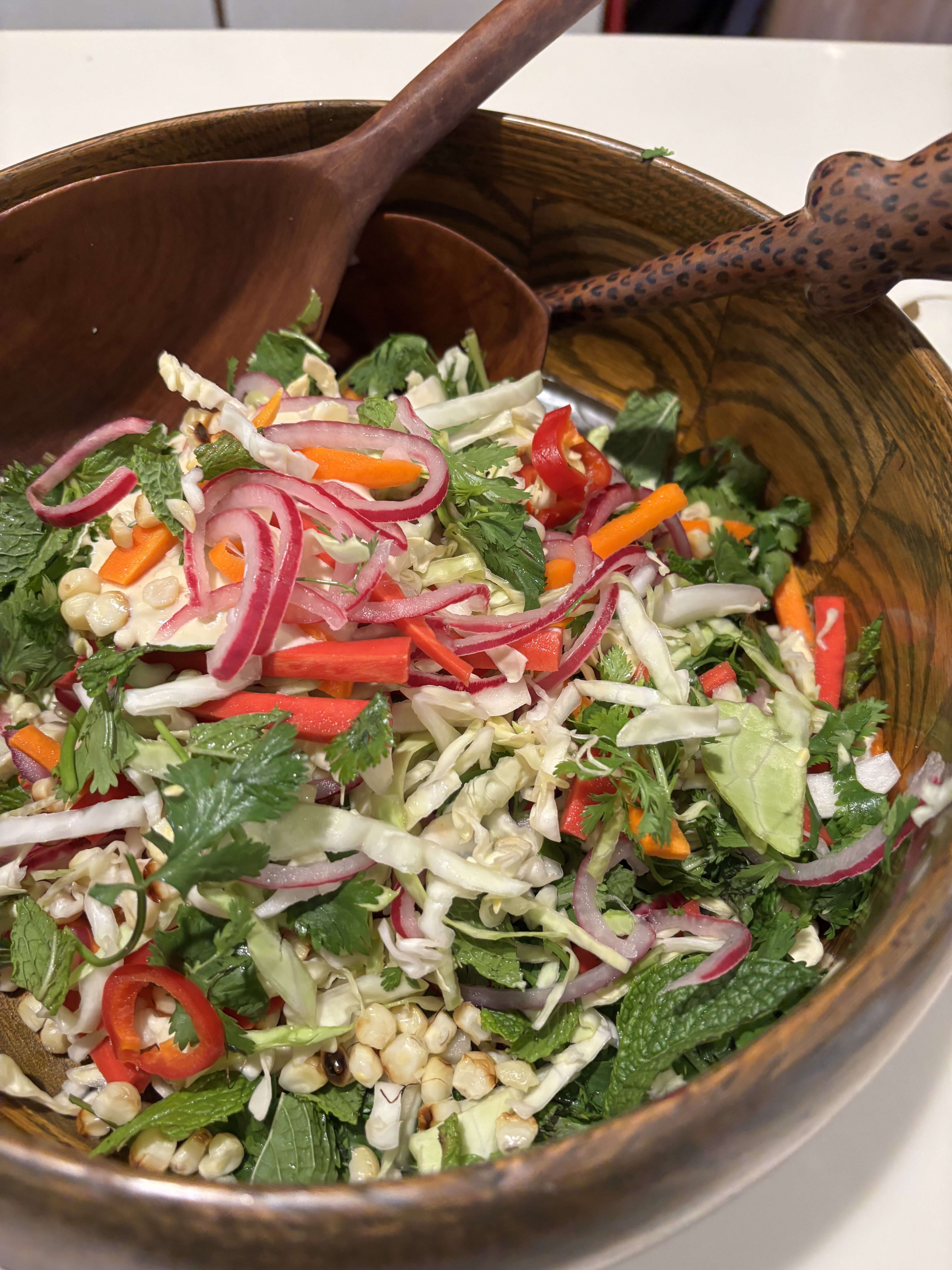 A Gorgeous Grilled Sweetcorn Slaw