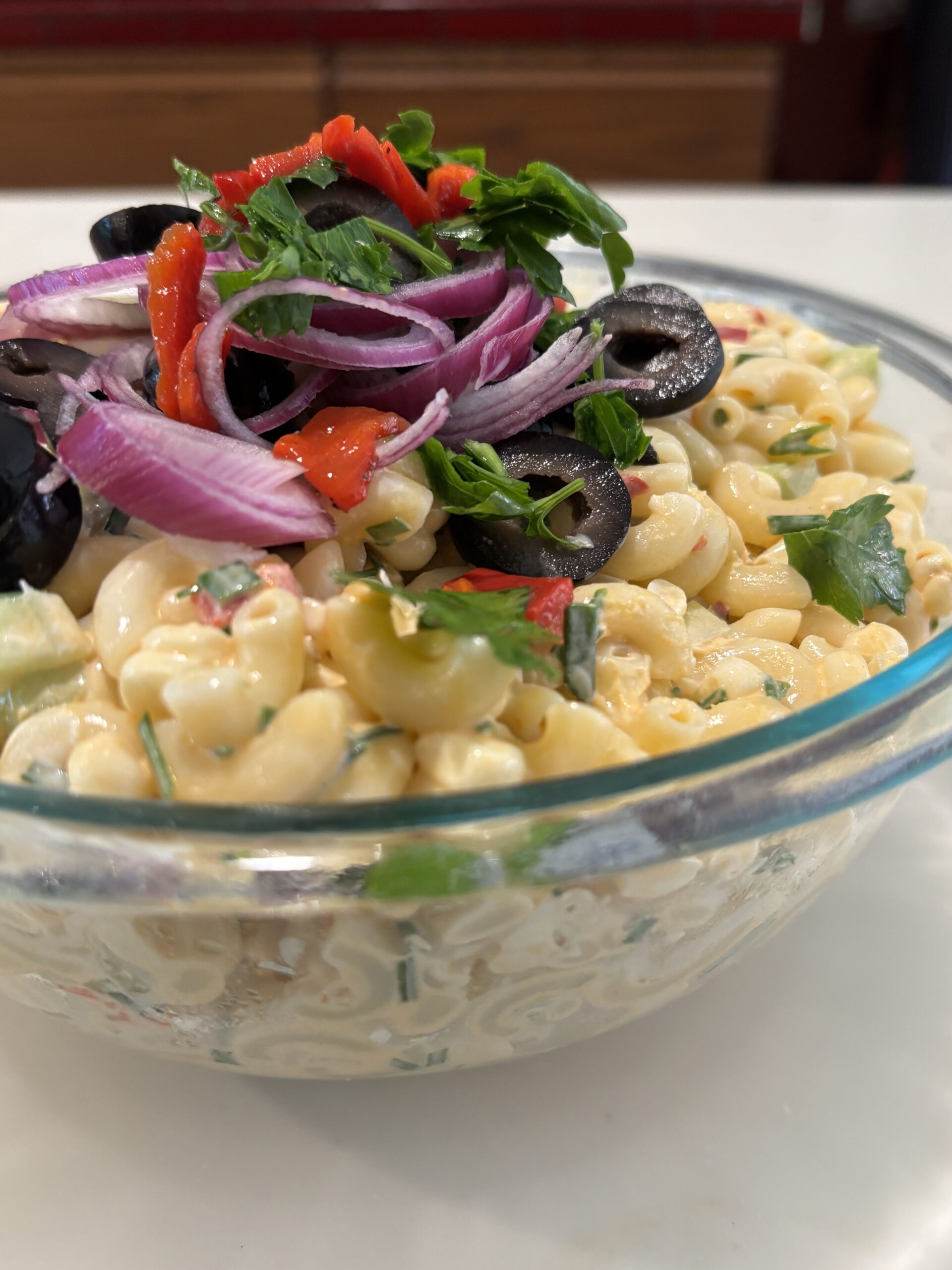 Corn and Miso Pasta Salad
