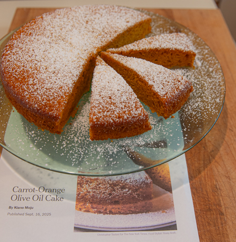 Oldies But Goodies: Carrot-Orange Olive Oil Cake